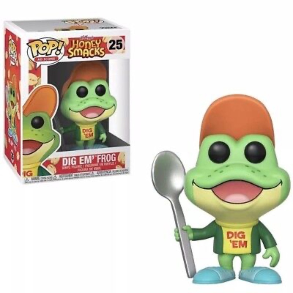 Funko Pop Ad Icons Kellogg’s Honey Smacks Dig Em’ Frog 25 Vinyl Figure RETIRED